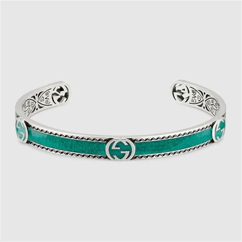 gucci turquoise bracelet|gucci interlocking bracelet.